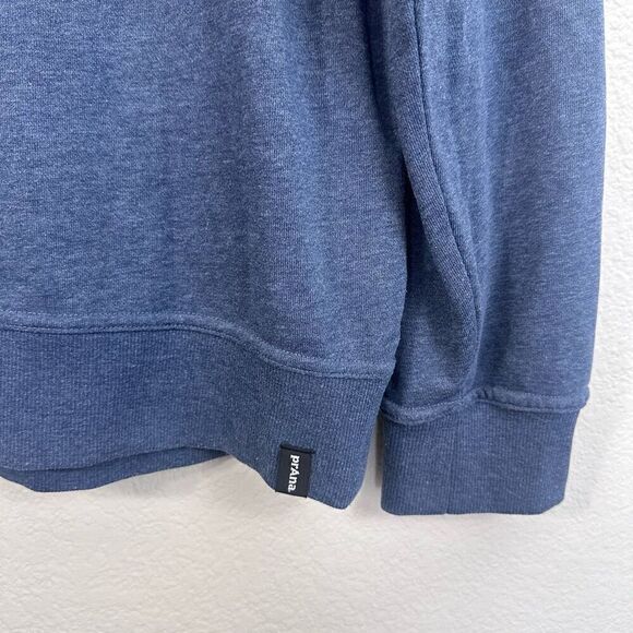 PrAna Patch Pullover Crew in Prana Denim Heather Size L - Picture 6 of 12